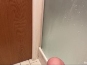 My hot MILF stepmother caught me  in the shower in a shared hotel room 11/16
