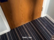 My hot MILF stepmother caught me  in the shower in a shared hotel room 2/16