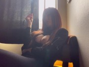 Italian Big Tits Milf Artemisia Love Hot Solo Smoke Session juicy tits big nipples LinkInBio4OF 12/16