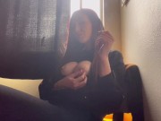 Italian Big Tits Milf Artemisia Love Hot Solo Smoke Session juicy tits big nipples LinkInBio4OF 8/16