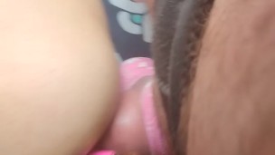 Ass and pussy serviced simultaneously