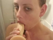Nyx in the Shower with her Dildos 5/16