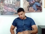 Mi compañero se masturba para mi