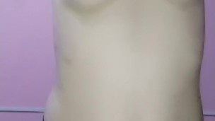 Sexy  latina jerking off for her boss