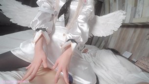 【ぶんコス】「精子気持ちいぃ🤍🤍」先生のパンツ嗅ぎながら妄想オ◯ニー♡イチャラブ精子満たされ絶頂SEX♡♡