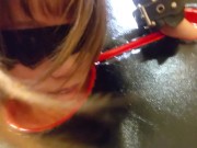 女子大生　初めてのＳＭプレイ　ギロチン　拘束　バイブ攻め　変態の私を見て！！ 4/16