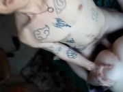 Pregnant Girl from down the street cheats on boyfriend with biggest cock she's ever taken