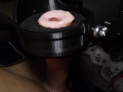 The robot drained my balls dry and produced a huge fountain of sperm!!! 13/16