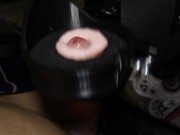 The robot drained my balls dry and produced a huge fountain of sperm!!! 2/16