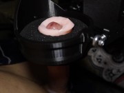 The robot drained my balls dry and produced a huge fountain of sperm!!! 5/16