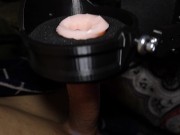 The robot drained my balls dry and produced a huge fountain of sperm!!! 9/16