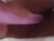 Young Latina masturbates with an object, it looks delicious; a rich vagina 3/16