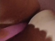 Girl masturbates with sex toy; can't take it anymore 11/16