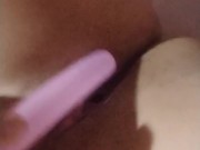 Girl masturbates with sex toy; can't take it anymore 13/16