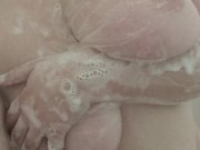 Wanna play with my massive soapy tits? 1/16