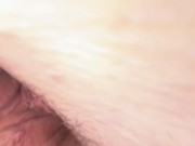 Creampie at Christmas with my petite blond. POV