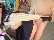 MY STEPBROTHER SURPRISES ME MASTURBATING AND FUCKS MY PUSSY HARD. 10/16