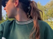 Risky Trail Walk With My Lush! | Public Orgasm | Remote Vibrator 11/16