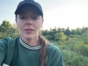 Risky Trail Walk With My Lush! | Public Orgasm | Remote Vibrator 15/16