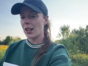 Risky Trail Walk With My Lush! | Public Orgasm | Remote Vibrator 16/16