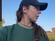 Risky Trail Walk With My Lush! | Public Orgasm | Remote Vibrator 4/16