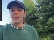 Risky Trail Walk With My Lush! | Public Orgasm | Remote Vibrator 7/16