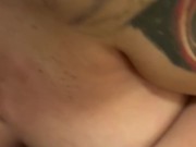 Swallowing his big black cock 16/16