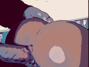 Horny cartoon cock penetrating pussy 1/16