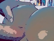 Horny cartoon cock penetrating pussy 10/16