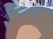 Horny cartoon cock penetrating pussy 15/16