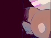 Horny cartoon cock penetrating pussy 4/16