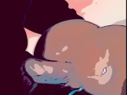 Horny cartoon cock penetrating pussy 6/16