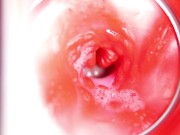 CAMERA INSIDE PUSSY: BIG CUMSHOT IN PUSSY! BEST Internal ASMR in 4K 1/16