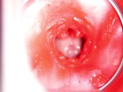 CAMERA INSIDE PUSSY: BIG CUMSHOT IN PUSSY! BEST Internal ASMR in 4K 13/16