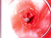 CAMERA INSIDE PUSSY: BIG CUMSHOT IN PUSSY! BEST Internal ASMR in 4K 14/16