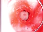 CAMERA INSIDE PUSSY: BIG CUMSHOT IN PUSSY! BEST Internal ASMR in 4K 15/16