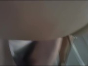 Babe sucking cock, doggy, rider, moans, cumshot on butt. Part 2 14/16