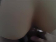 Babe sucking cock, doggy, rider, moans, cumshot on butt. Part 2 5/16