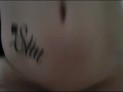 Babe sucking cock, doggy, rider, moans, cumshot on butt. Part 2 9/16