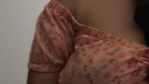 I ride my friend's cock and ask him to fill my pussy