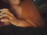 MI VECINA LATINA ME LA CHUPA EN EL AUTOMOVIL 13/16