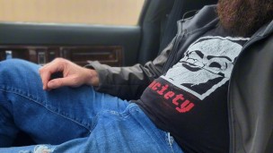 Public Jerking with Moaning