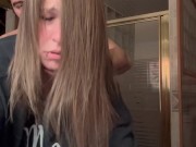 REAL CHEATING! My Baby Daddy eats my pussy and fucks me while my boyfriends upstairs 10/16