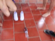 orgy~ mexican students play spin the bottle and ends in orgy sex
