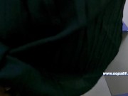 Married Milf Grabbing my Dick in Public | Handjob and Cumshot in Train 1/16