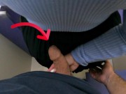 Married Milf Grabbing my Dick in Public | Handjob and Cumshot in Train 16/16