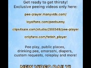 4K pee hold for a powerful pissing 16/16