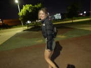 Hooked up with a tinder STRANGER, fucked him in public and let him give me a CREAMPIE - Hope Heaven 15/16