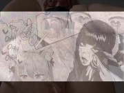 Fucks pussy with a big dildo and cums with panties in her mouth 16/16