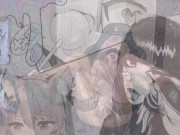 Jumping on a dildo in a leather skirt and heels 16/16